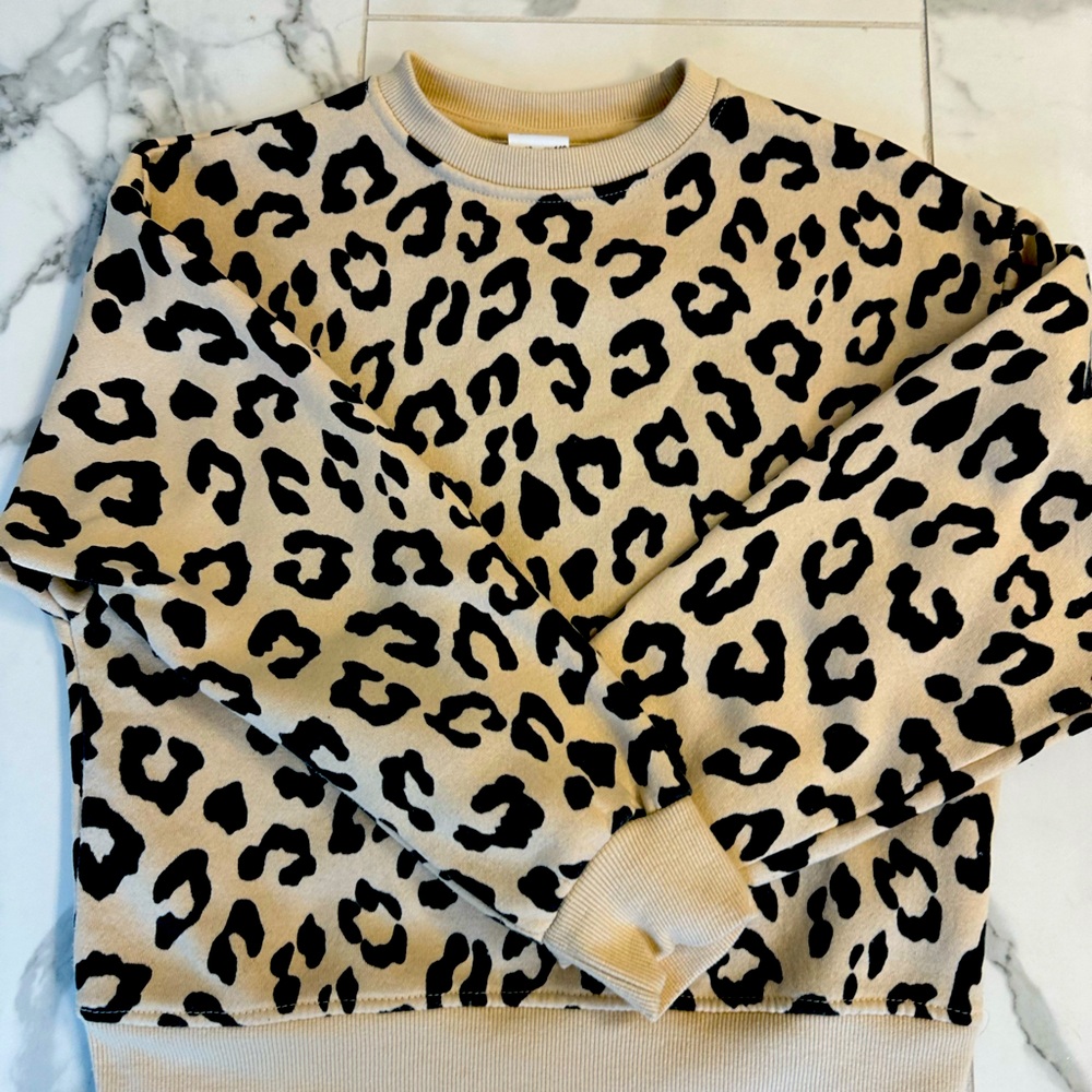 Zara size 10 animal print sweatshirt